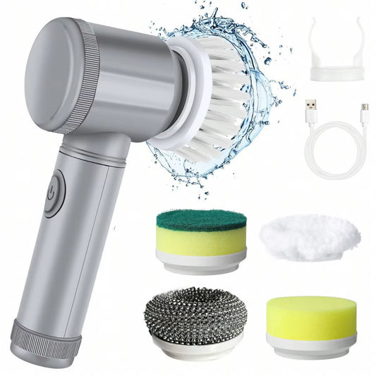 Multifunctional Handheld Radio Electric Cleaning Brush Kitchen Dishwashing Brush Bathroom Sink Tile Electric Cleaning Artifact
