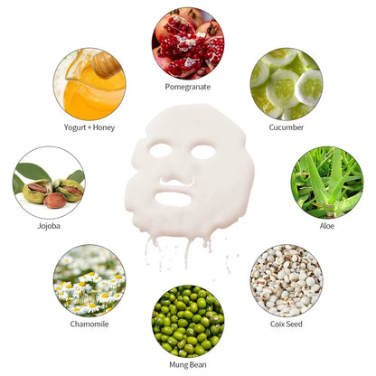 Self-Make Natural Fruit Face Mask Machine DIY Vegetable Juice Collagen Automatic Mask Maker Home Use Beauty Salon Mask Device